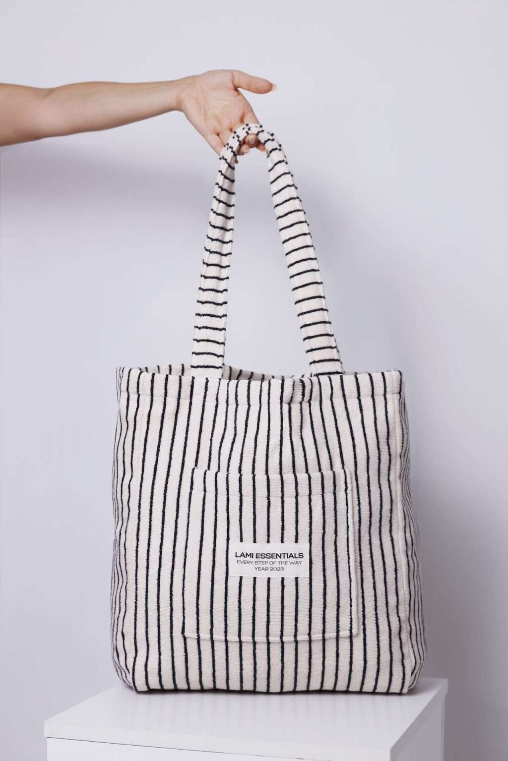 Striped Towel Bag